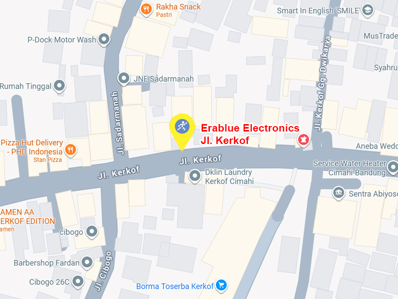 Peta ke toko EraBlue di  Jalan Kerkof    46, RT 002, RW 05, terletak di Kel/Desa Leuwigajah, KecamatanCimahi Selatan, Kota Cimahi, Provinsi Jawa Barat